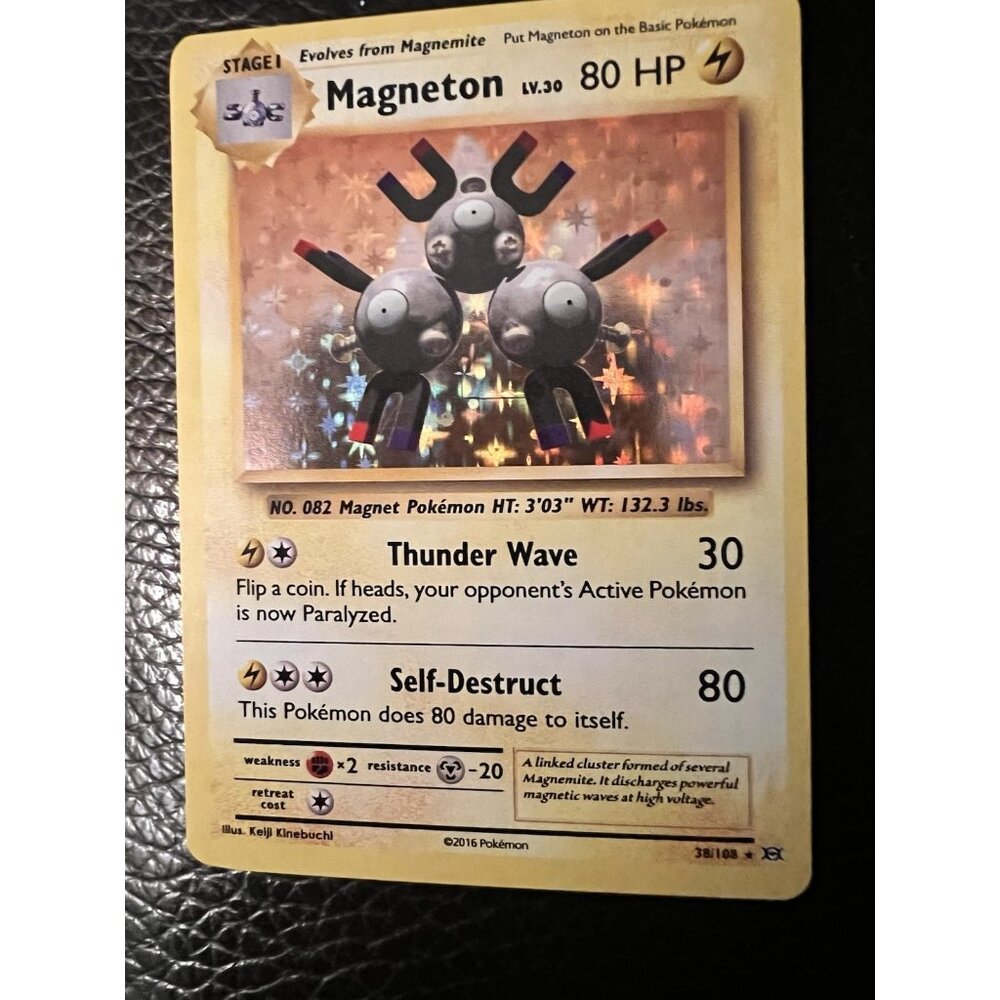 Magneton Pokémon Card Holo‎ from the 2016 Pokemon XY